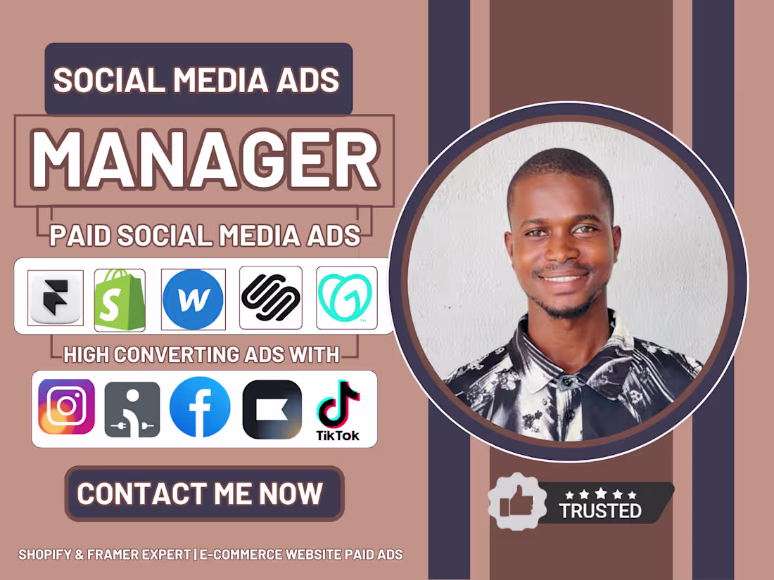 Cover image for I will Do Paid Social Media Ads Campaign Setup & Management