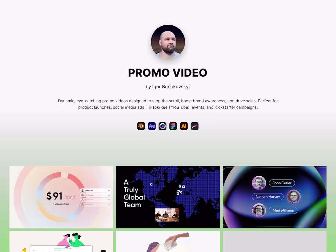 Cover image for Promo Video — Graphics + Animation