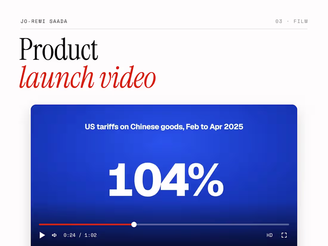 Cover image for Product launch video