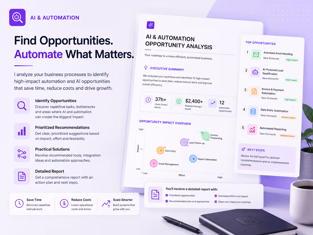 Cover image for AI Automation Analysis | From Repetitive Work to Automation