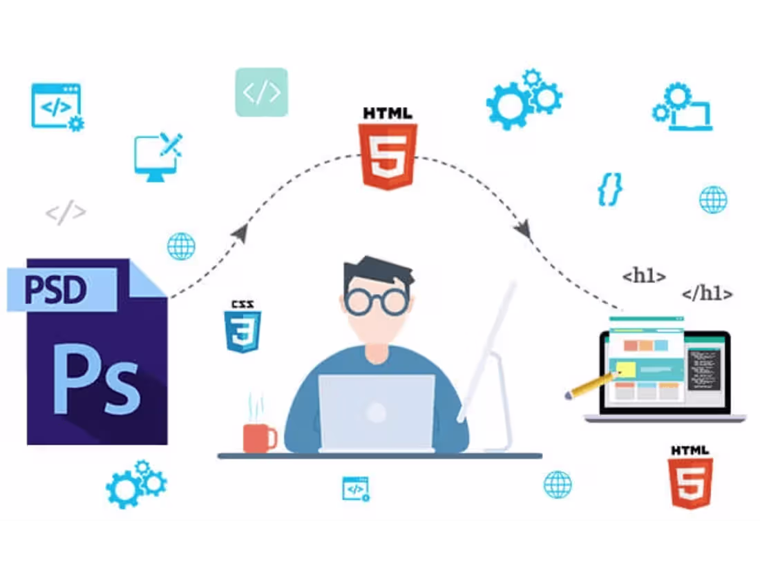 Cover image for Design to HTML & CSS