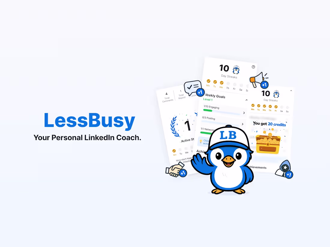 Cover image for LessBusy - A Chrome Extension Personal AI Coach