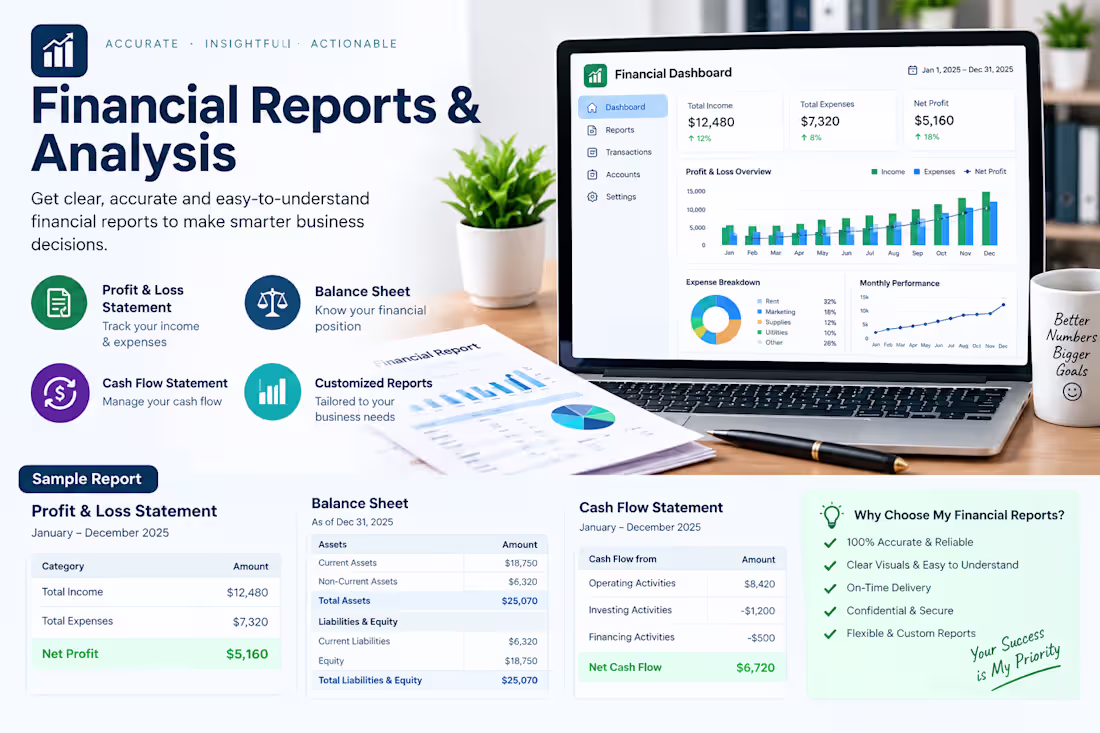 Cover image for Financial Reports & Analysis