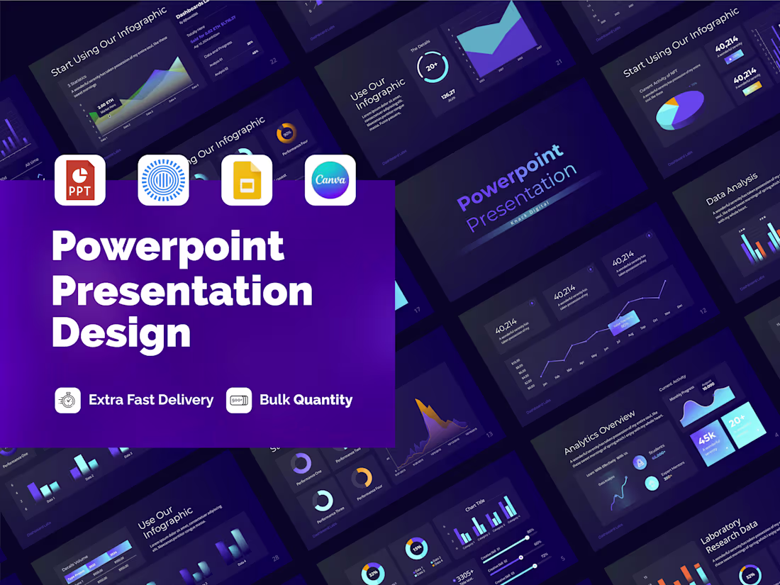 Cover image for I will do Tailored PowerPoint Presentation or Pitch Deck Design 