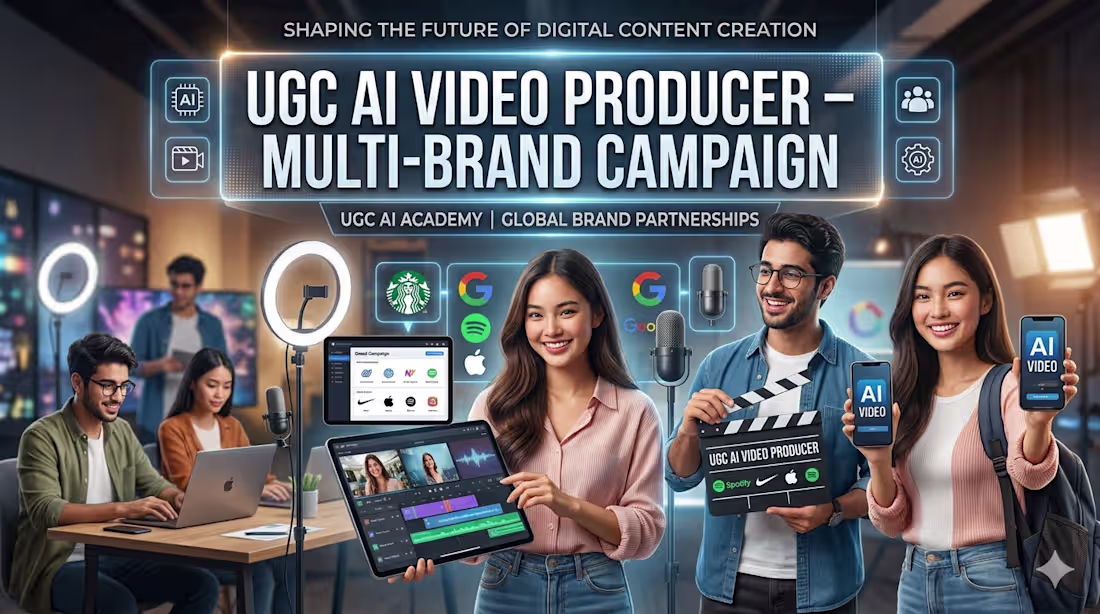 Cover image for Produced AI-generated UGC ads focused