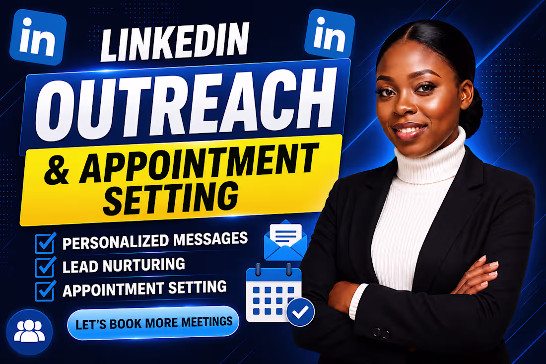 Cover image for LinkedIn outreach and appointment setting