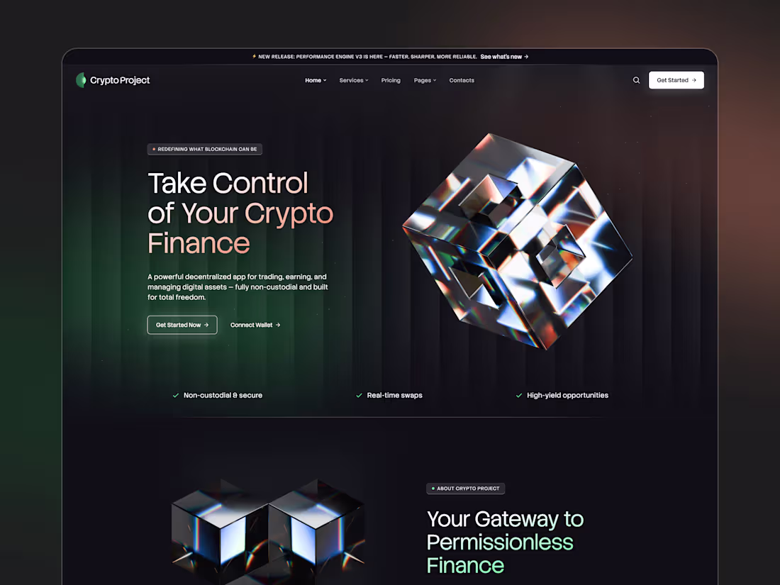 Cover image for Crypto Project — Modern Web3 Platform Part 2
