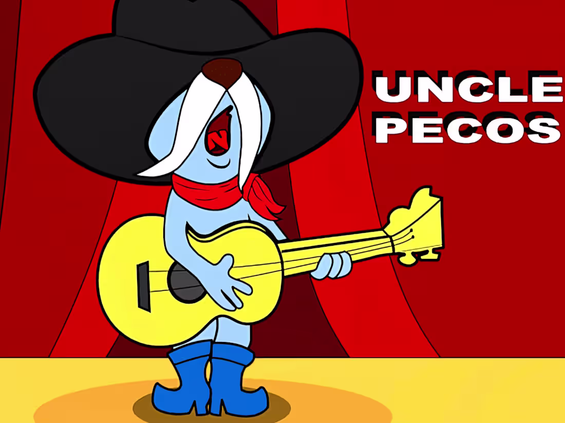Cover image for Uncle Pecos – Cowboy Mouse Musician