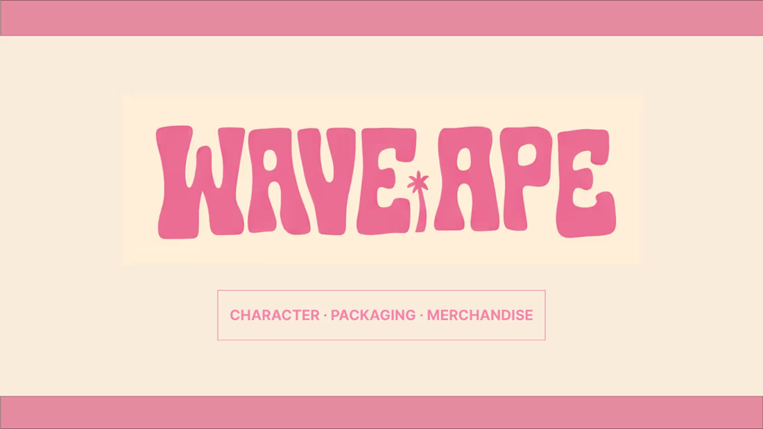 Cover image for Wave Ape 🏄‍♂️
A character-driven brand