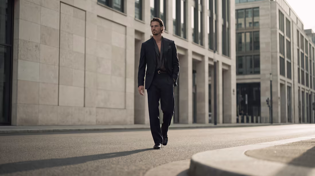 Cover image for Men's fashion AI campaign visuals