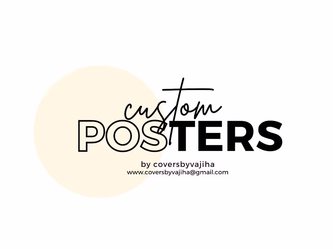 Cover image for —Custom Flyers/Posters