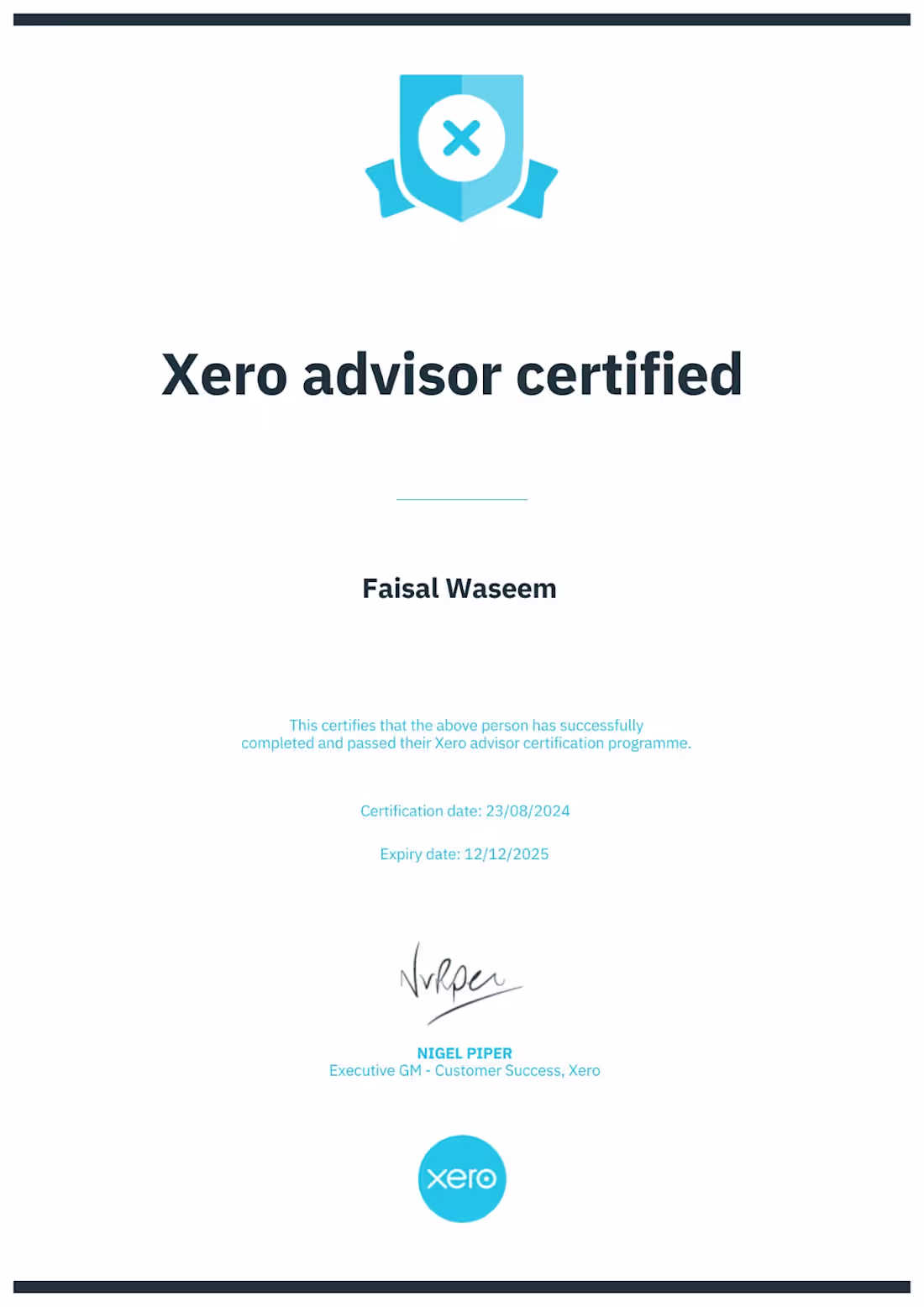 Cover image for Xero Advisor Certified