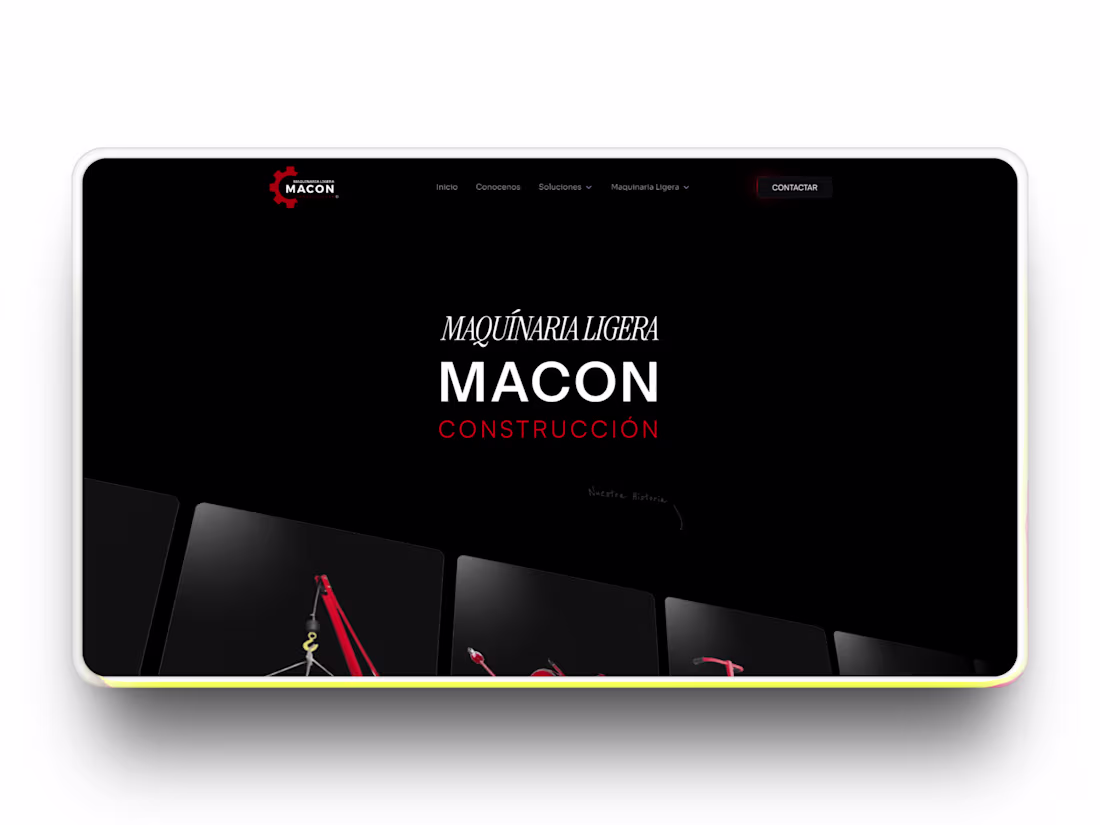 Cover image for Macon Landing Page