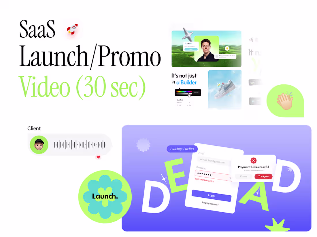 Cover image for 🚀 SaaS Launch/Promo Video (30 sec)