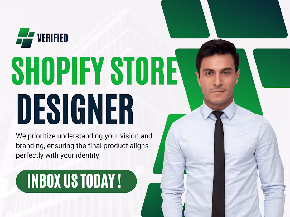 Cover image for Bespoke Shopify Design Solutions Tailored to Your Brand's Story"