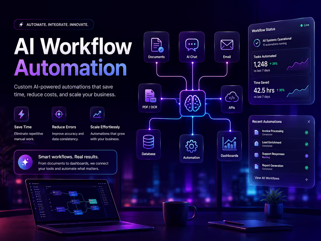 Cover image for Custom AI Workflow Automation for Your Business