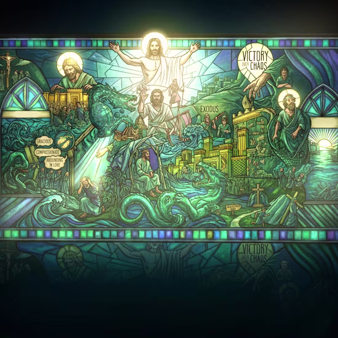 Cover image for Bible video documentary illustration for Jonah.