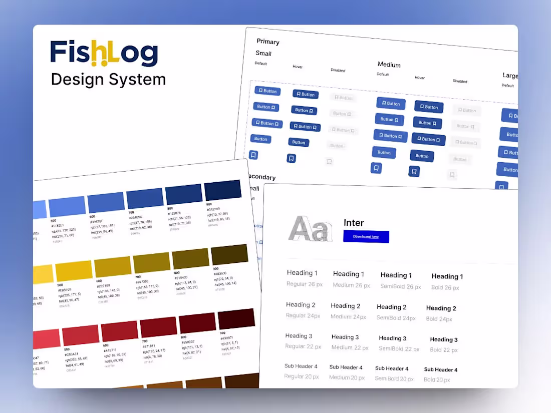 Cover image for Design System for FishLog