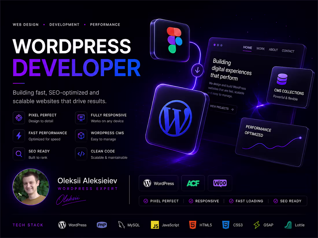 Cover image for Build a Fast WordPress Website from Your Figma Design
