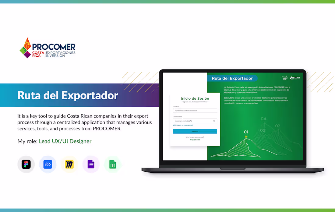 Cover image for Ruta del Exportador: Government & Trade Portal UX Redesign