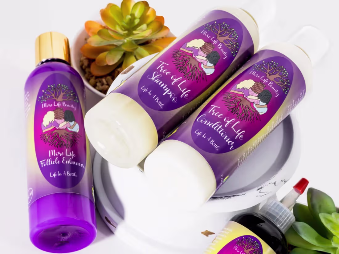 Cover image for More Life Beauty Brand: Logo and Product Labels