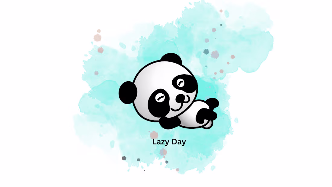 Cover image for Cute Panda Illustration and Custom
