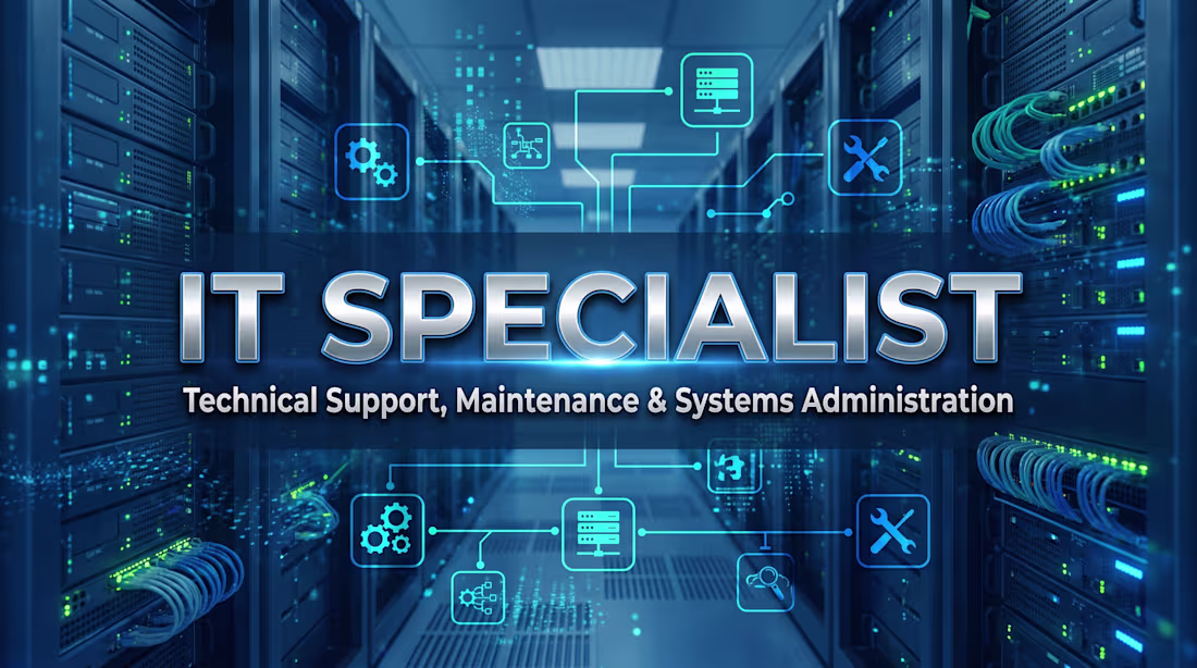 Cover image for IT Maintenance, Support & Network Configuration