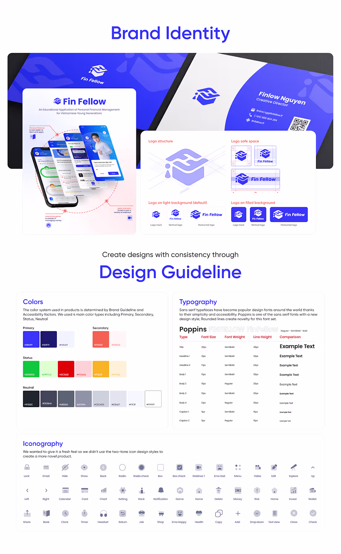 Cover image for Fin Fellow - Personal Finance Educational :: Behance
