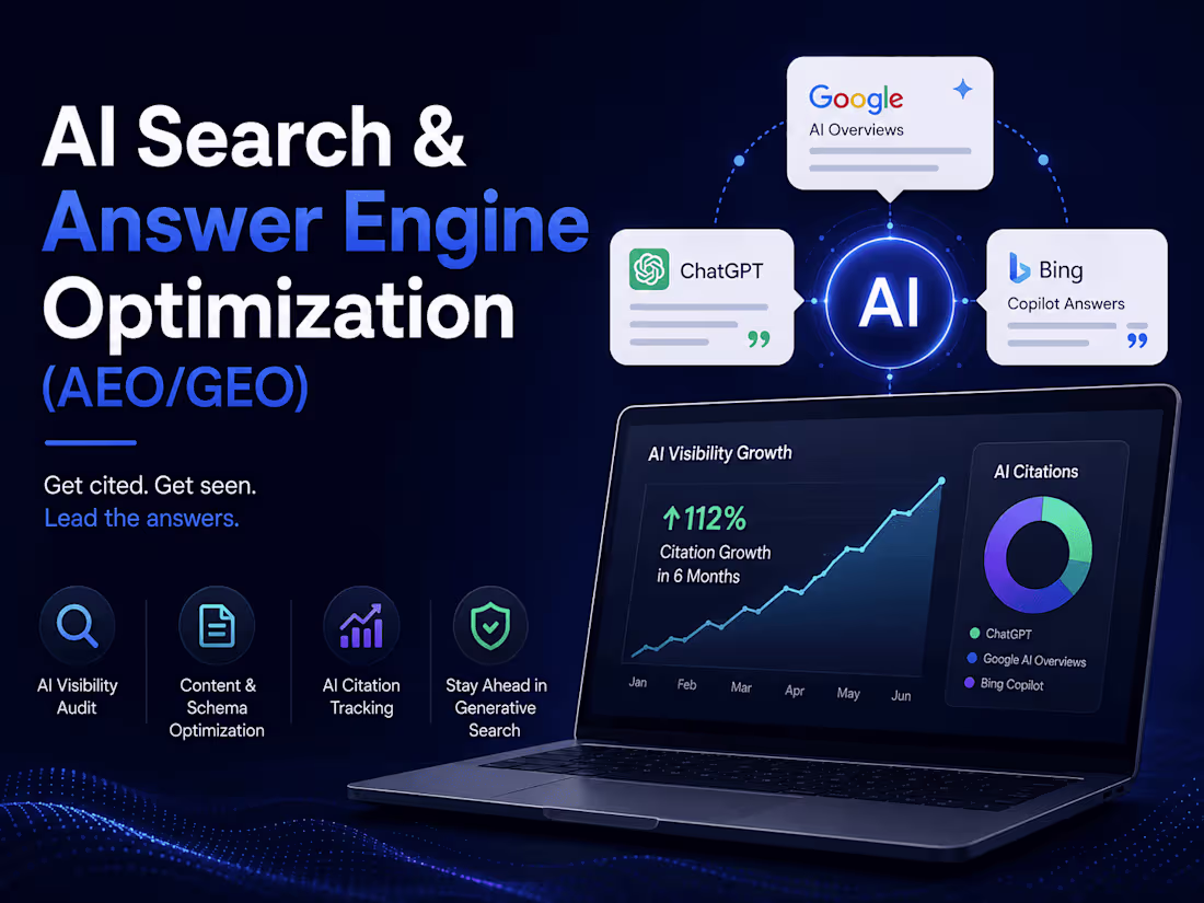 Cover image for AI Search & Answer Engine Optimization (AEO/GEO)