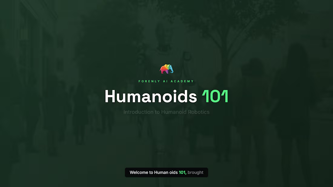 Cover image for Humanoid Robotics Training