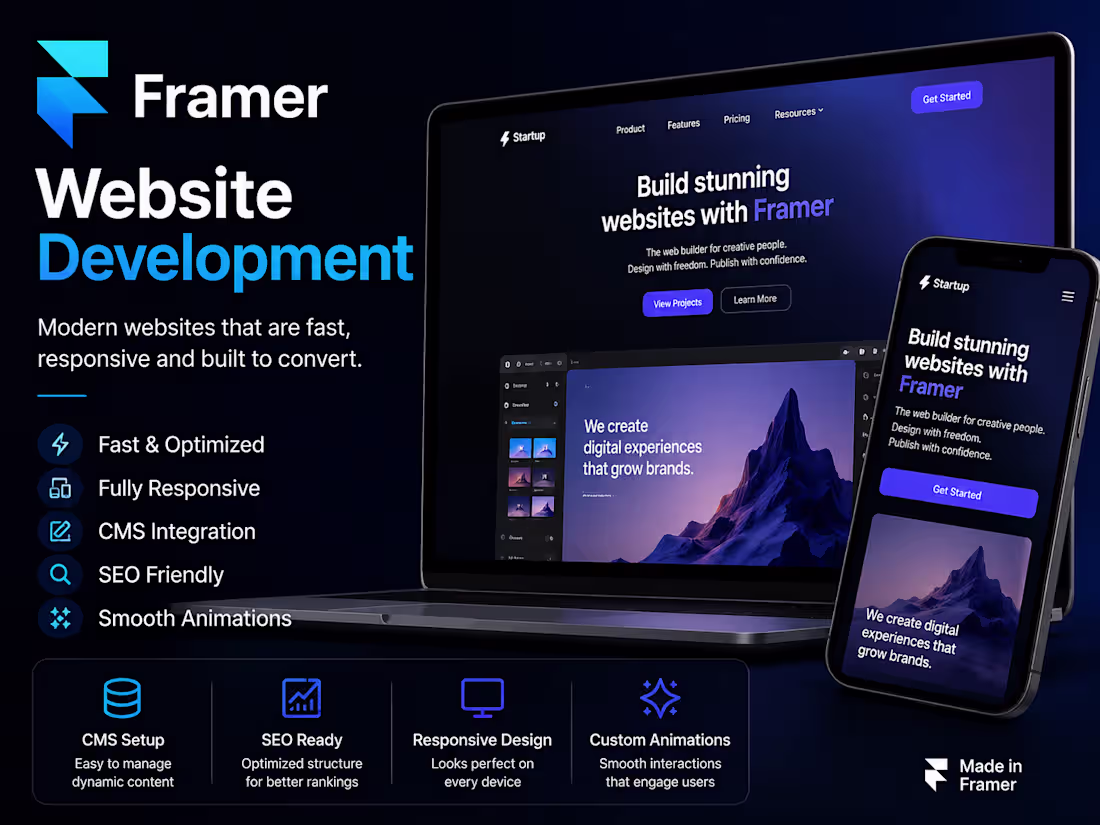 Cover image for Framer Development 