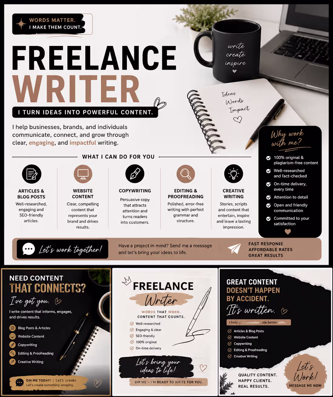 Cover image for Professional Content Writing Services