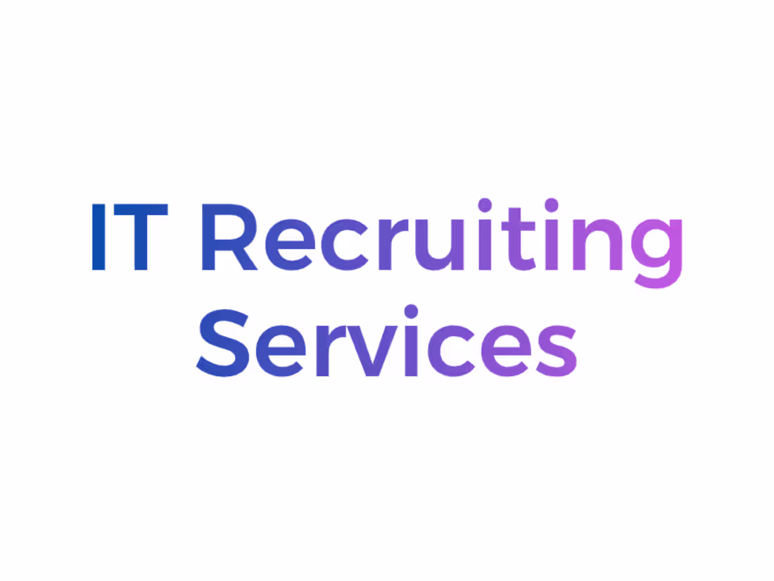 Cover image for Technical Recruiter for IT Roles