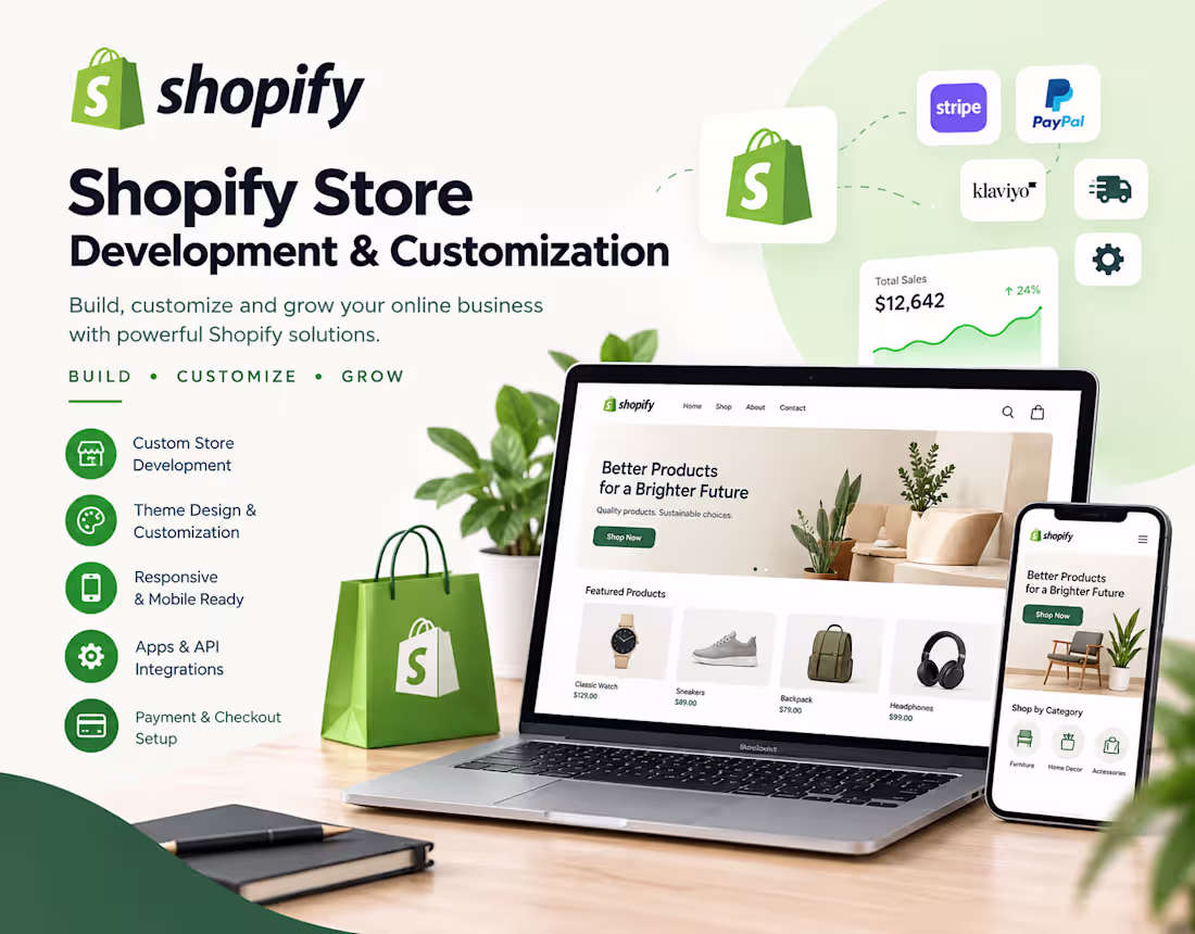 Cover image for Shopify Store Development & Customization