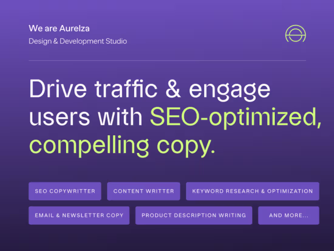 Cover image for SEO-Optimized, High-Converting Copy