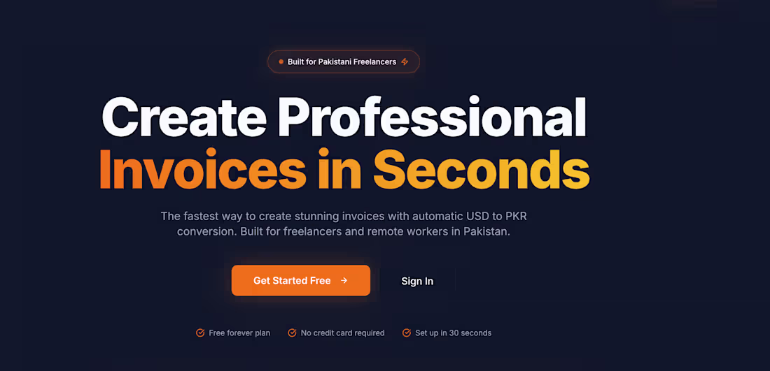 Cover image for A professional invoice generator built