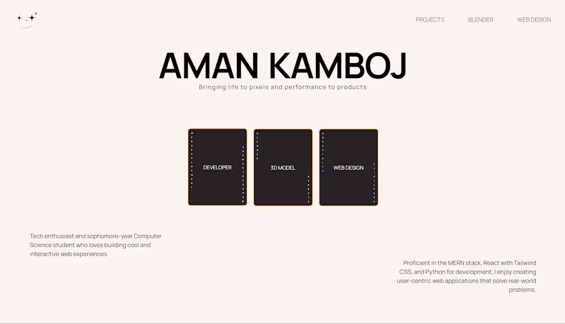 Cover image for Aman Kamboj | Portfolio