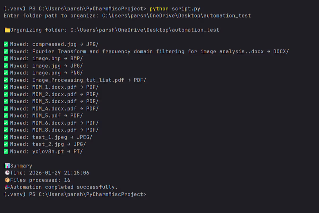 Cover image for Built a Python script to