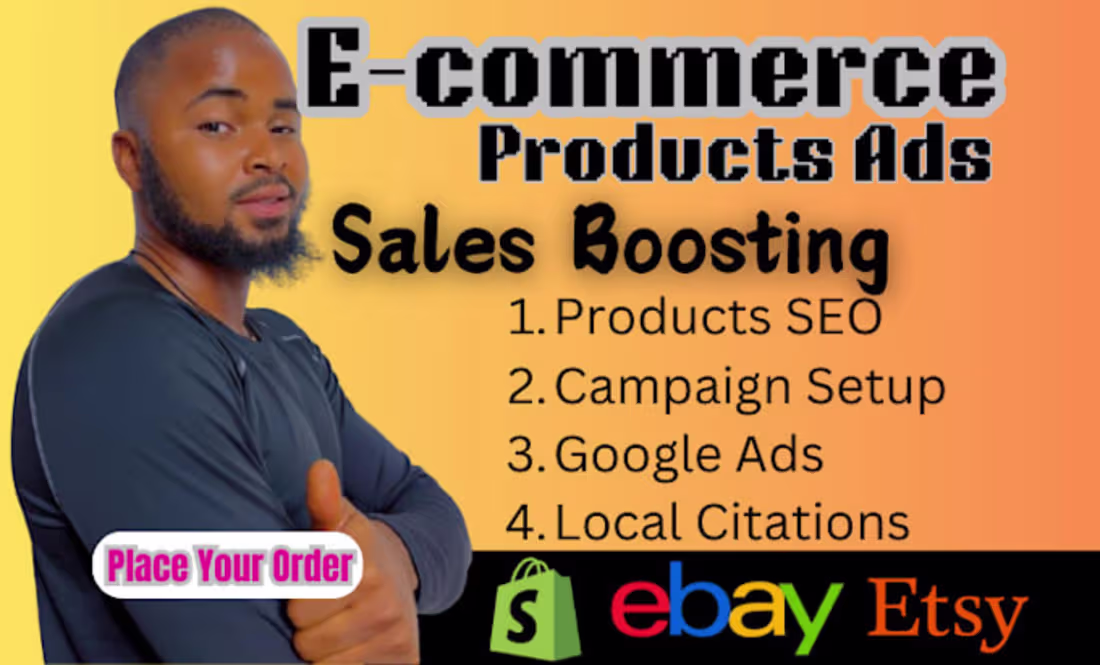 Cover image for I will promote shopify etsy products ebay store marketing promo…