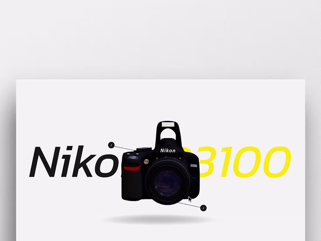 Cover image for 3D Camera Configurator — Interactive Product Storytelling