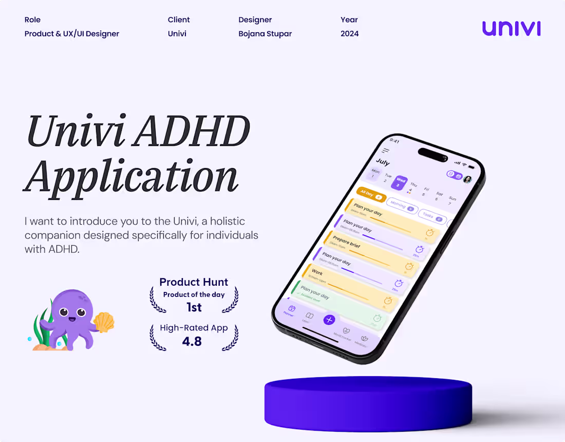 Cover image for Univi ADHD application