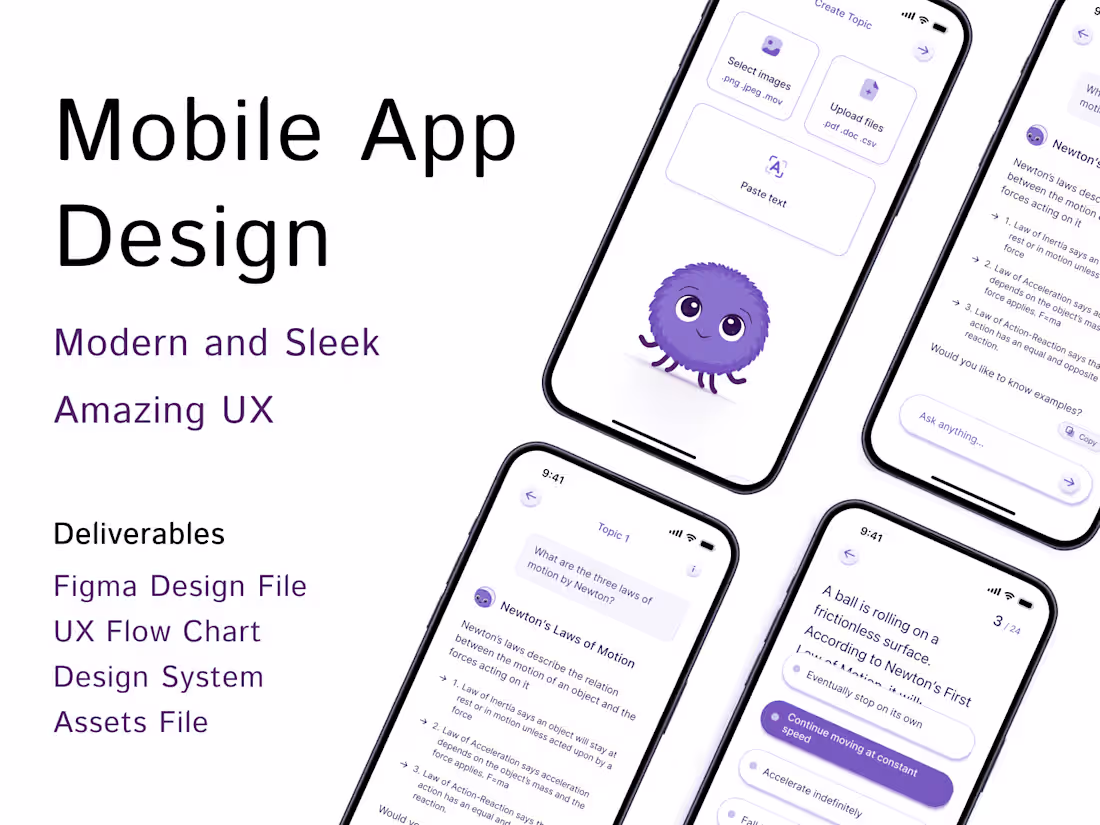 Cover image for Modern Mobile App Design (Easy to use)