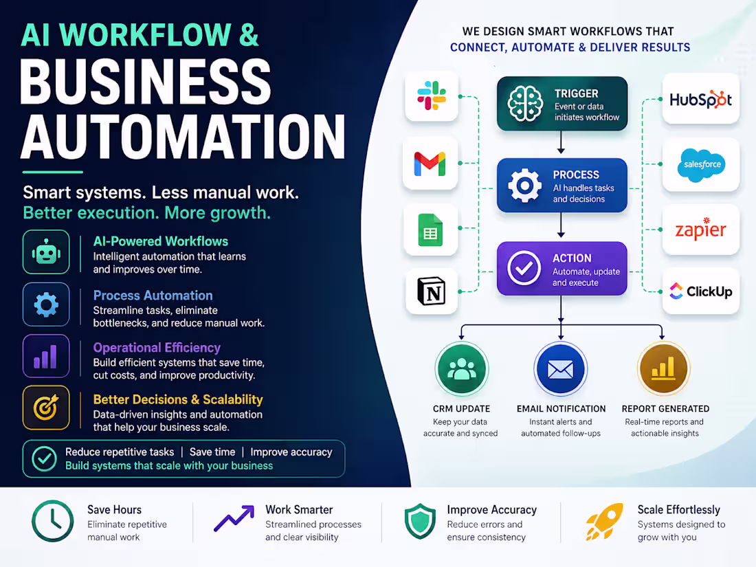 Cover image for AI Workflow & Business Automation