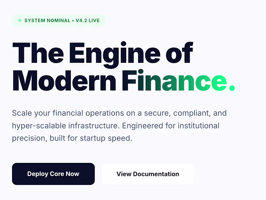 Cover image for MudraCore OS - A Runnable Fintech Operating System
