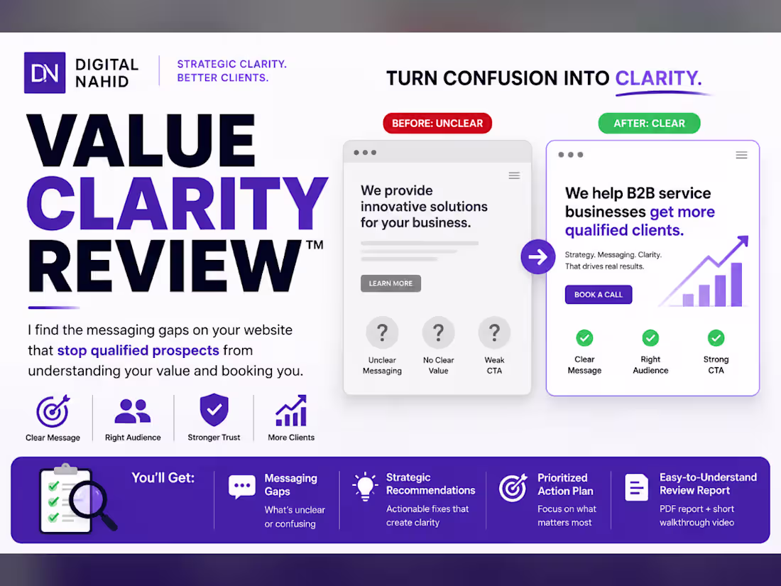 Cover image for Value Clarity Review