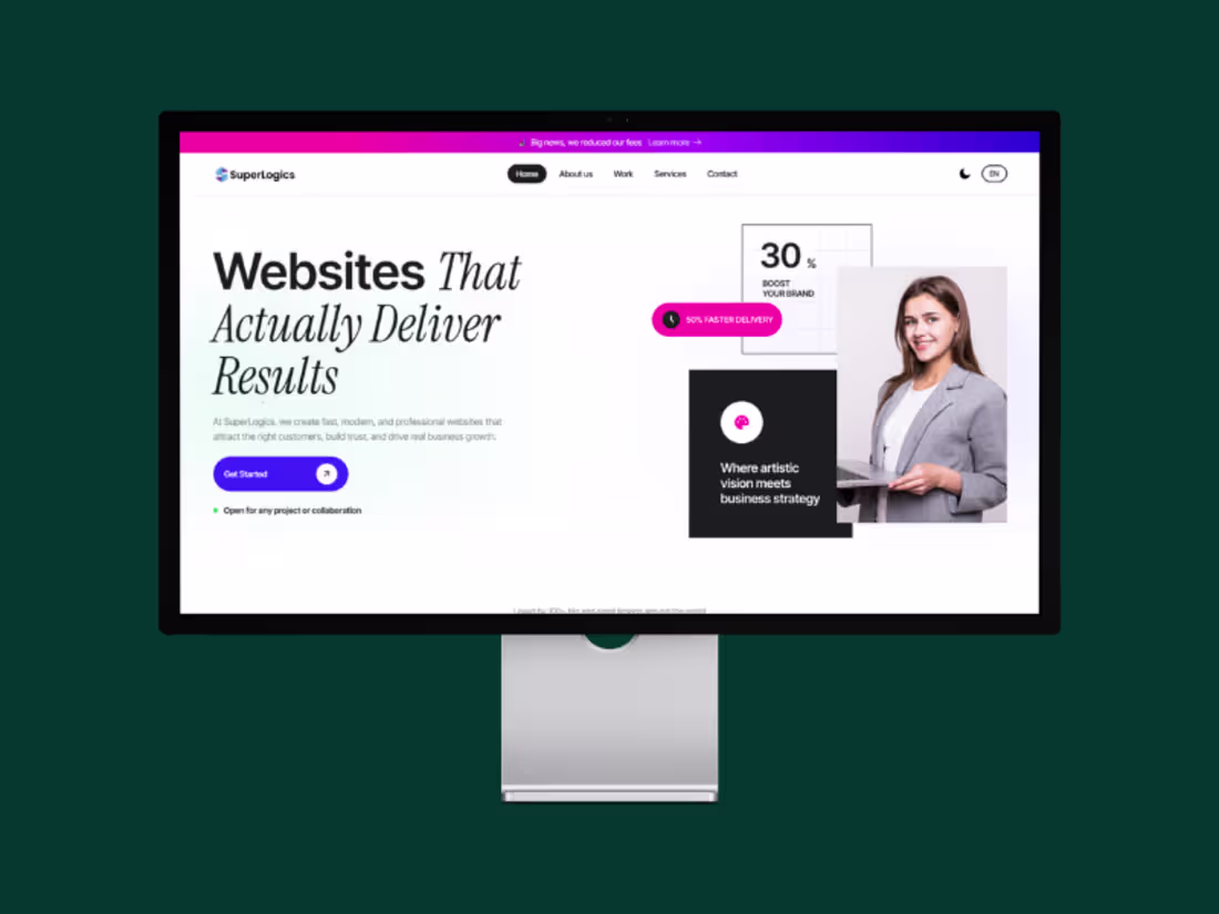 Cover image for Built this website for Superlogics.