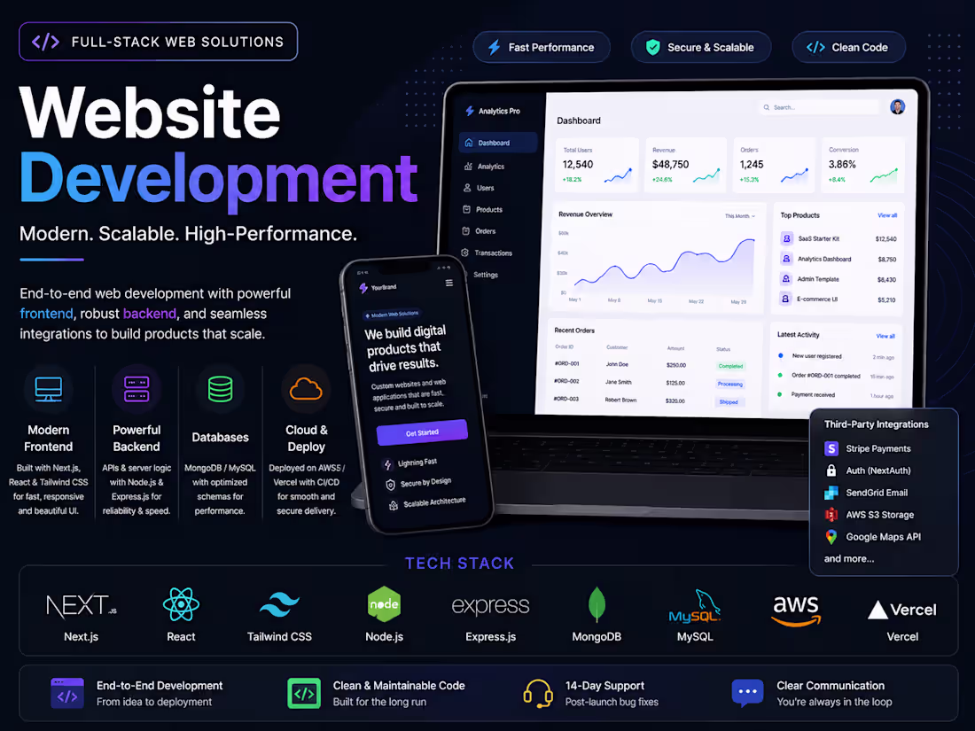 Cover image for Web application development