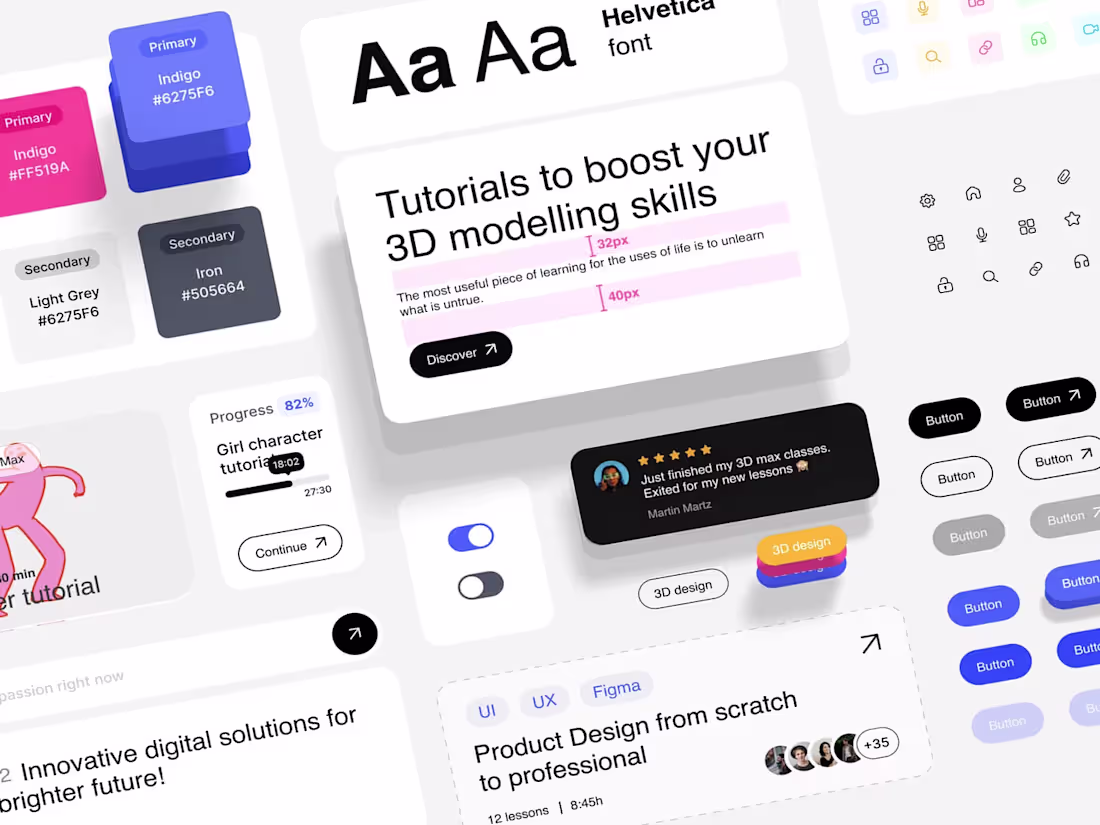 Cover image for Top-notch Figma Design System