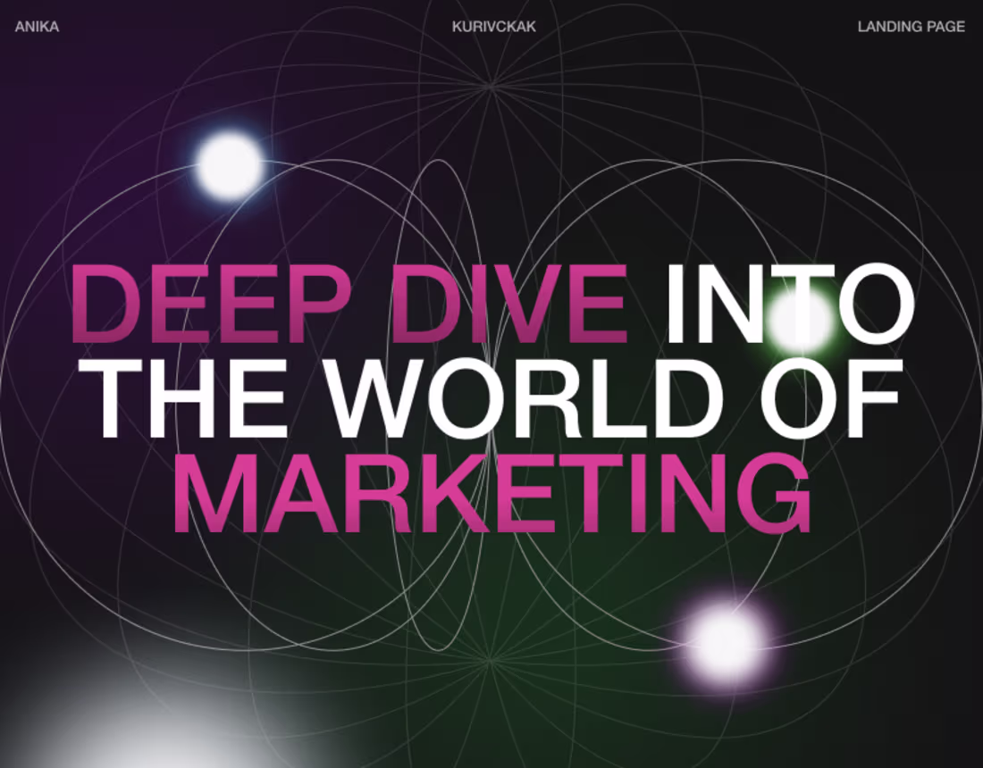 Cover image for MARKETING AGENCY WEBSITE