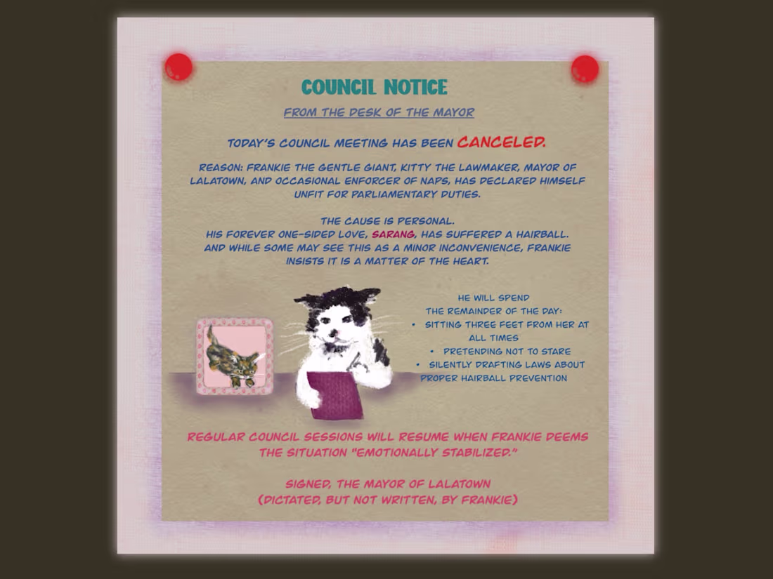 Cover image for Meet Frankie, the Mayor of